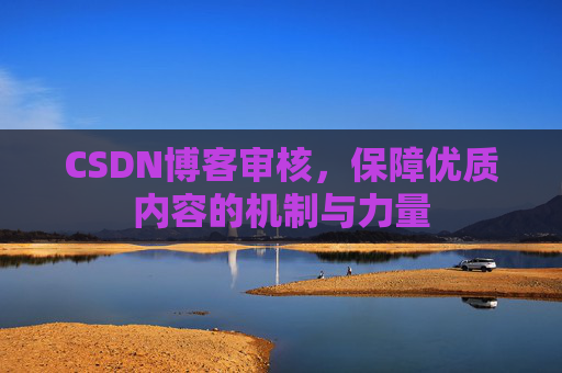 CSDN博客审核，保障优质内容的机制与力量